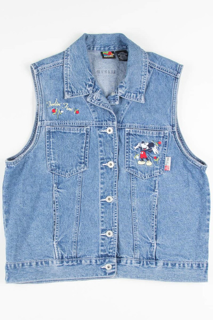 Feelin' Fine Mickey Mouse Denim Vest