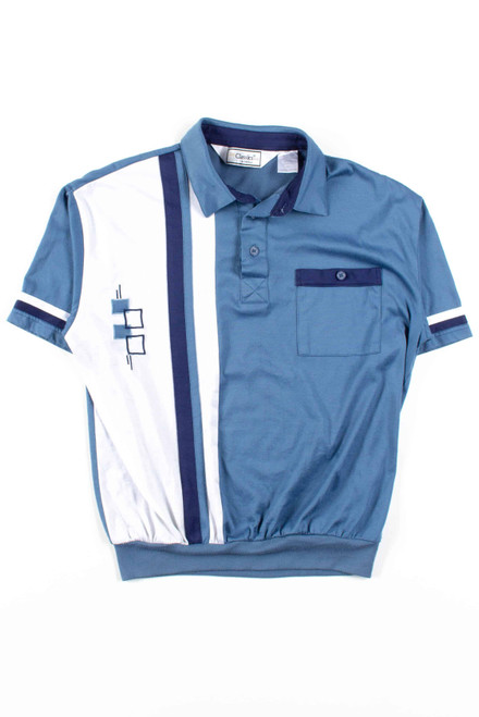 Teal Design Polo Shirt