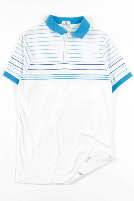 White Striped Polo Shirt 1