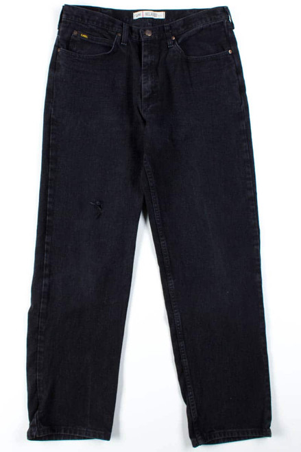 Black Relaxed Fit Lee Jeans (sz. 36x34) 1