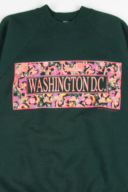 Washington D.C. Floral Sweatshirt