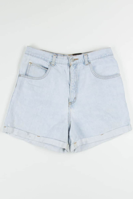 Vintage High Waisted Cuffed Denim Shorts (sz. 14)