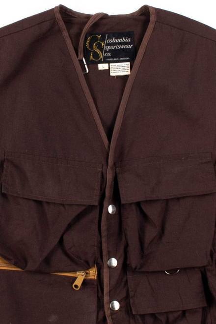 Brown Vintage Hunting Vest