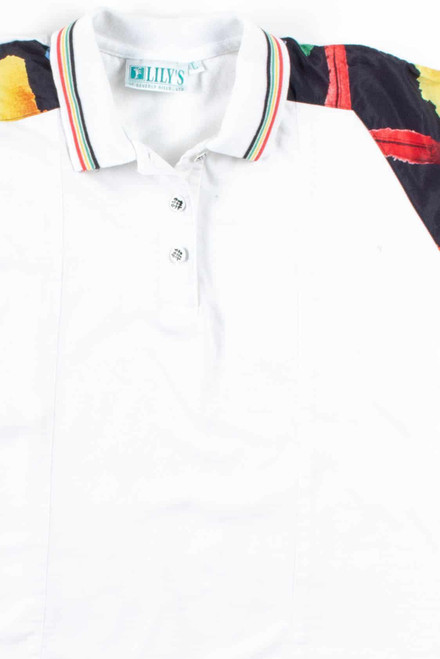 White Rainbow Polo Shirt