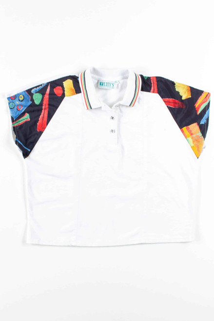 White Rainbow Polo Shirt