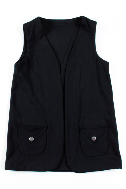 Black Pocket Vest