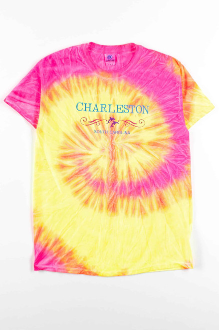 Neon Charleston Tie Dye T-Shirt