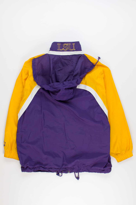 LSU Colorblock Hidden Hood Starter Jacket