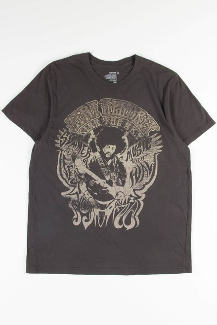 Faded Jimi Hendrix Kiss The Sky T-Shirt