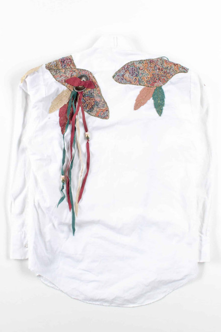 Leaves & Tassels Button Up Shirt