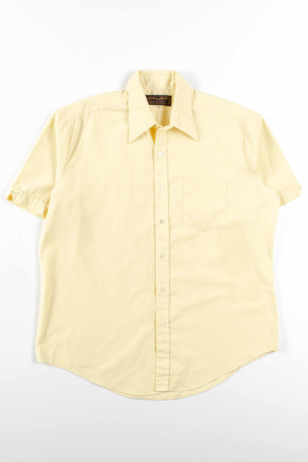 Light Yellow Button Up Shirt 1