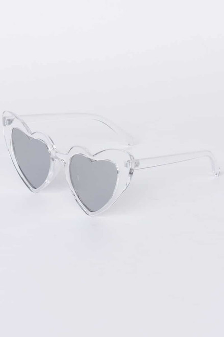 Mirror Heart Sunglasses