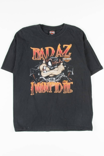 Bad Az I Want To Be Looney Tunes Harley-Davidson T-Shirt