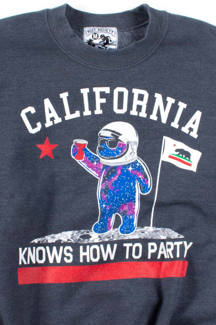 California Knows How To Party Sweatshirt