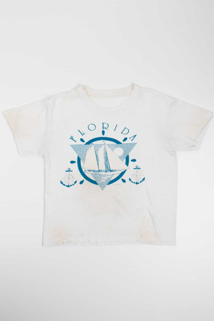 Ship And Anchors Florida T-Shirt (SIngle-Stitch)