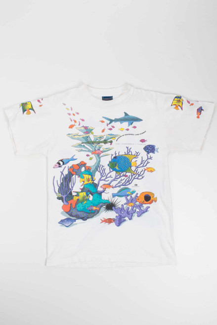 Fort Lauderdale FL Aquatic Life T-Shirt (Single-Stitch)