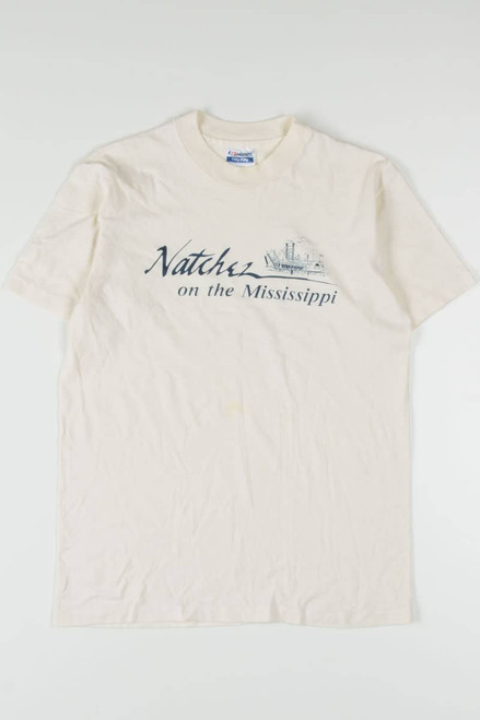 Natchez on The Mississippi Vintage T-Shirt (Single Stitch)