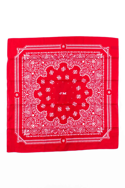 Red JM Bandana