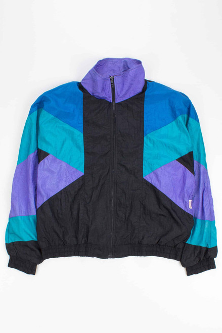 Jewel Toned Colorblock 90s Jacket 18060