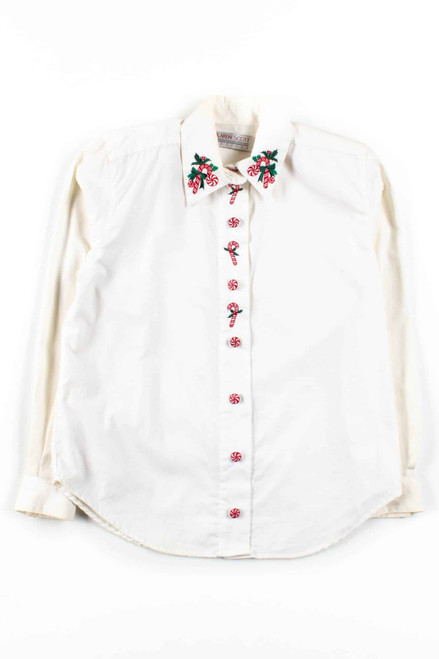 Holiday Peppermints Blouse