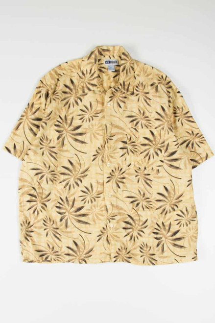 Woven Palm Fronds Hawaiian Shirt
