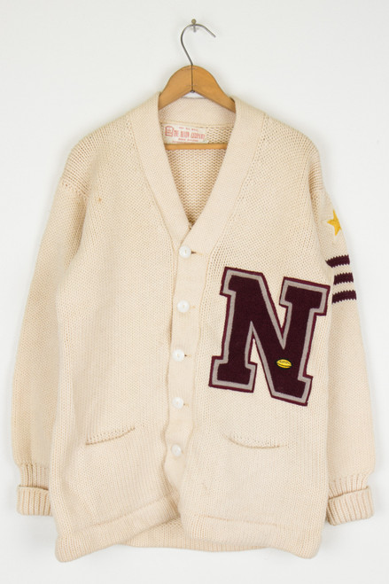 Football Letterman Cardigan