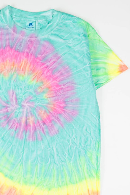 Minty Rainbow Tie Dye Shirt