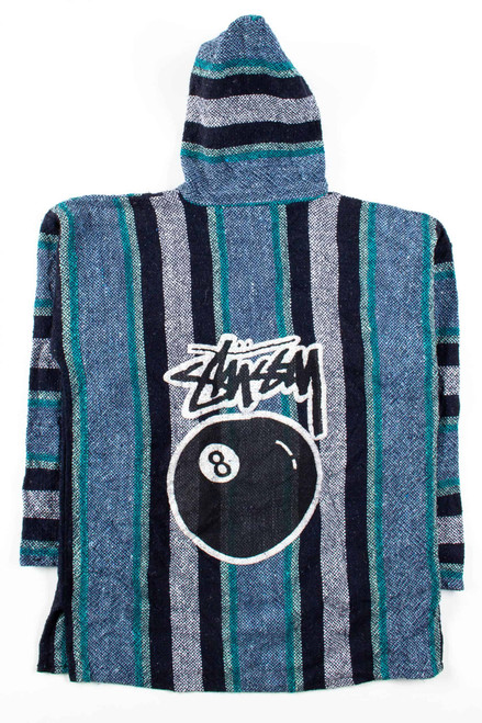 Vintage Eight Ball Stussy Baja Hoodie