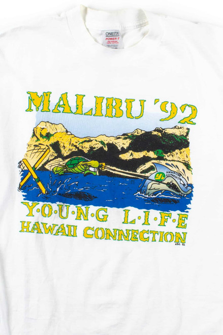 Malibu '92 Young Life Hawaii Connection T-Shirt (Single Stitch)