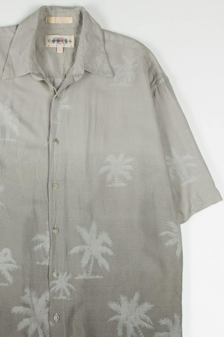 Ombre Palm Trees Hawaiian Shirt