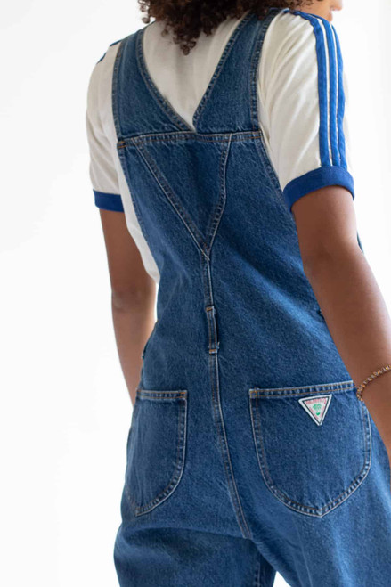 Vintage Paperbag Waist Denim Overalls (sz. 11)