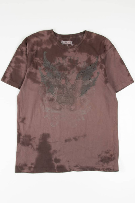 Levi's Brown Eagle Tie Dye T-Shirt