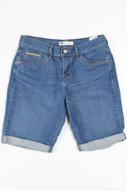 Medium Wash Levi's Denim Bermuda Shorts 244 (sz. 8)