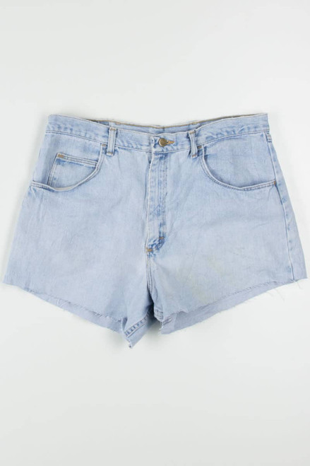 Light Wash Cut Off Wrangler Shorts