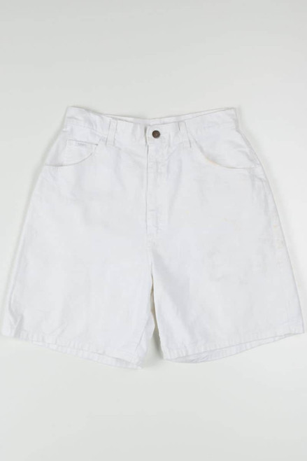 WHite High Waisted Lee Denim Shorts (sz. 12 L)