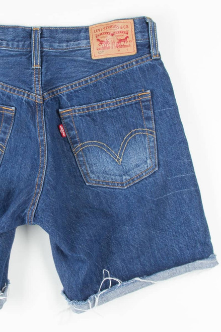 Button Front Cut Off Levi's Denim Shorts (sz. 25)