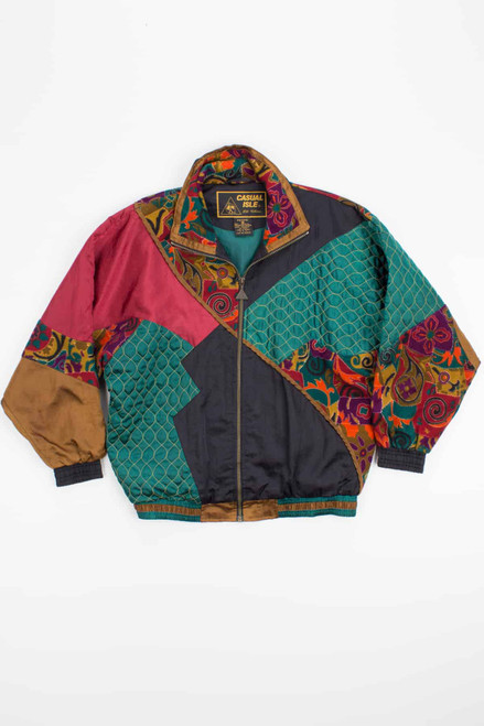 Quilted Collage 90s Jacket