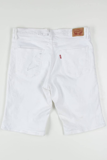 White Levi's Denim Bermuda Shorts (sz. 32)