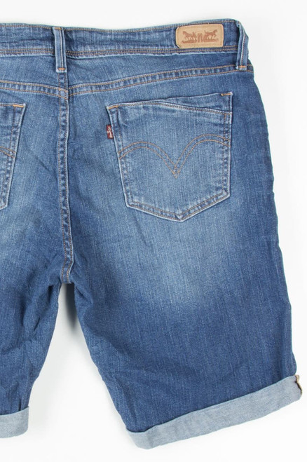 Dark Wash Levi's Denim Bermuda Shorts (sz. 14P)