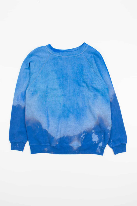 Royal Blue Bleached Dipped Vintage Sweatshirt