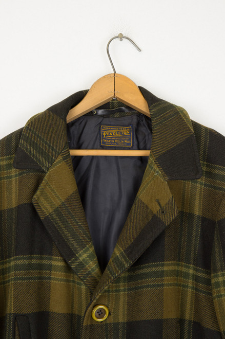 Pendleton Heavy Plaid Winter Coat