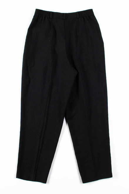 Black Pleated High Waisted Pants (sz. 8)