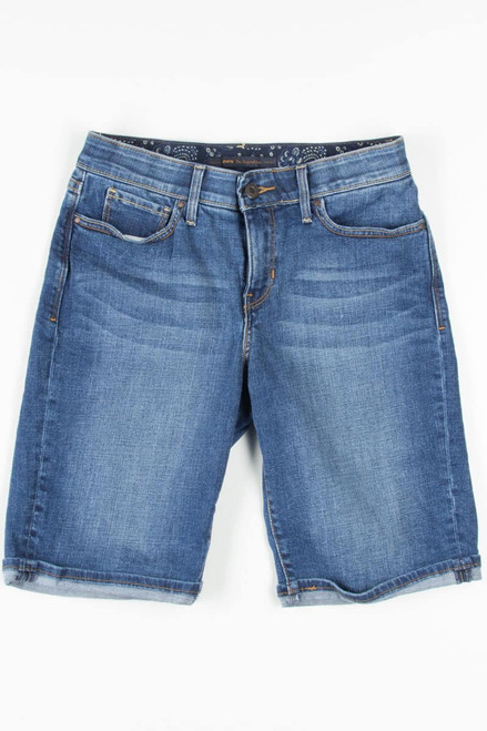 Cuffed Levi's Denim Bermuda Shorts (sz. 4)