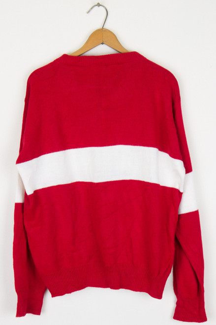 Vintage Wisconsin Sweater (red)