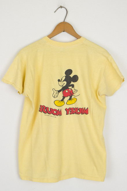 Yellow Mickey Mouse  T-shirt