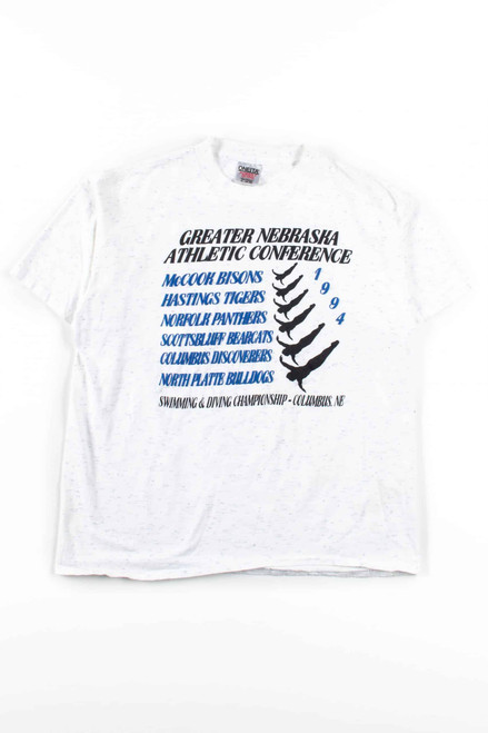 Greater Nebraska Athletic Conference T-Shirt (1994, Single Stitch)