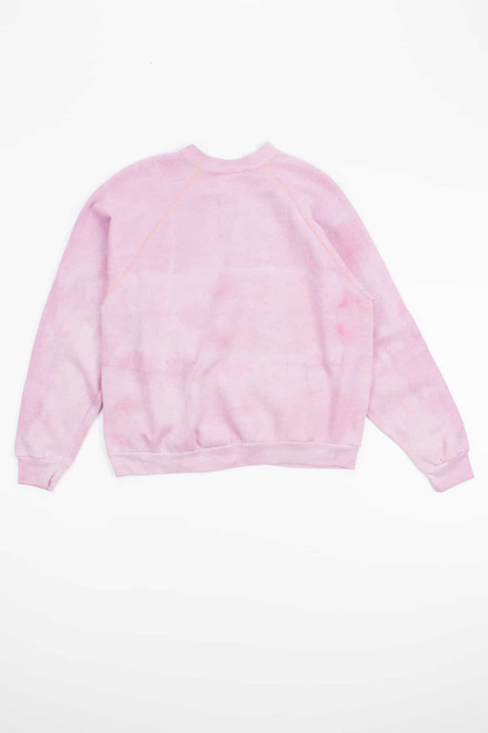 Faded Pink Brushed and Bleached Vintage Sweatshirt