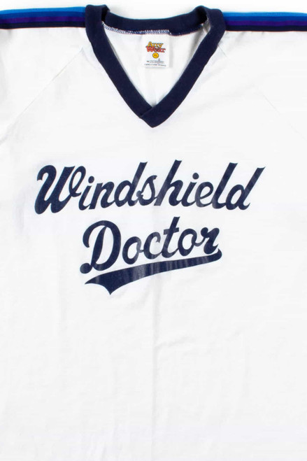 Windshield Doctor V-Neck T-Shirt (Single Stitch)