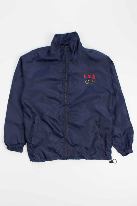 Navy USA Windbreaker