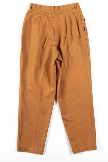 Khaki Pleated Pants (sz. 10 Petite)